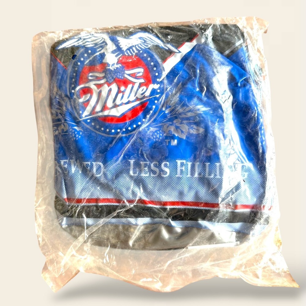Vintage Miller Lite Ice Inflatable Beer Bottle Promo New Blue Red Display